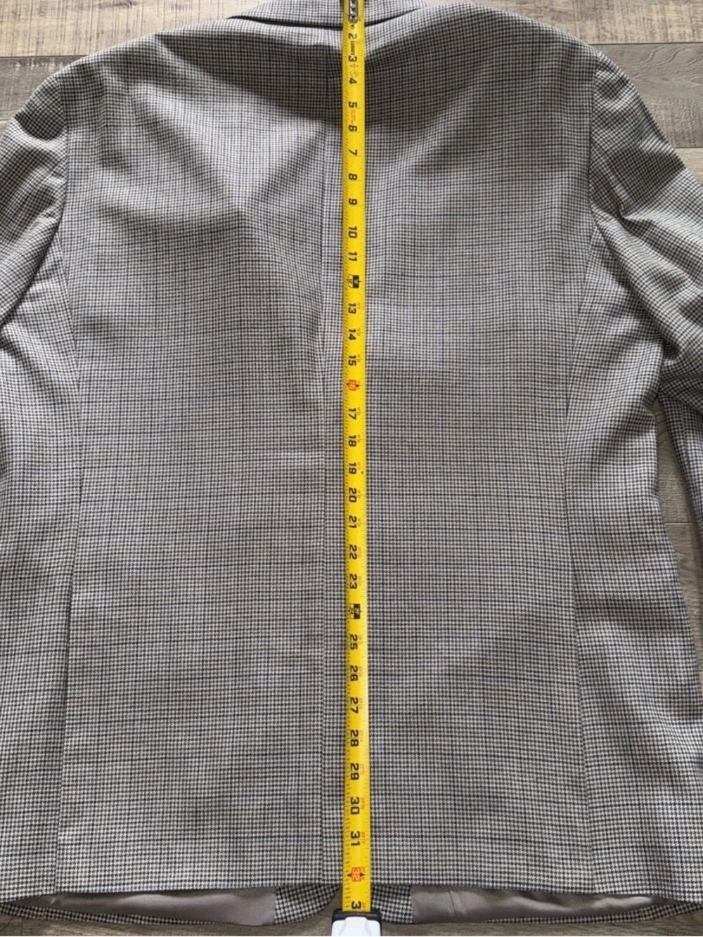 Ralph lauren 46L Classic Men's Gray Check Blazer - Tailored Casual Jacket